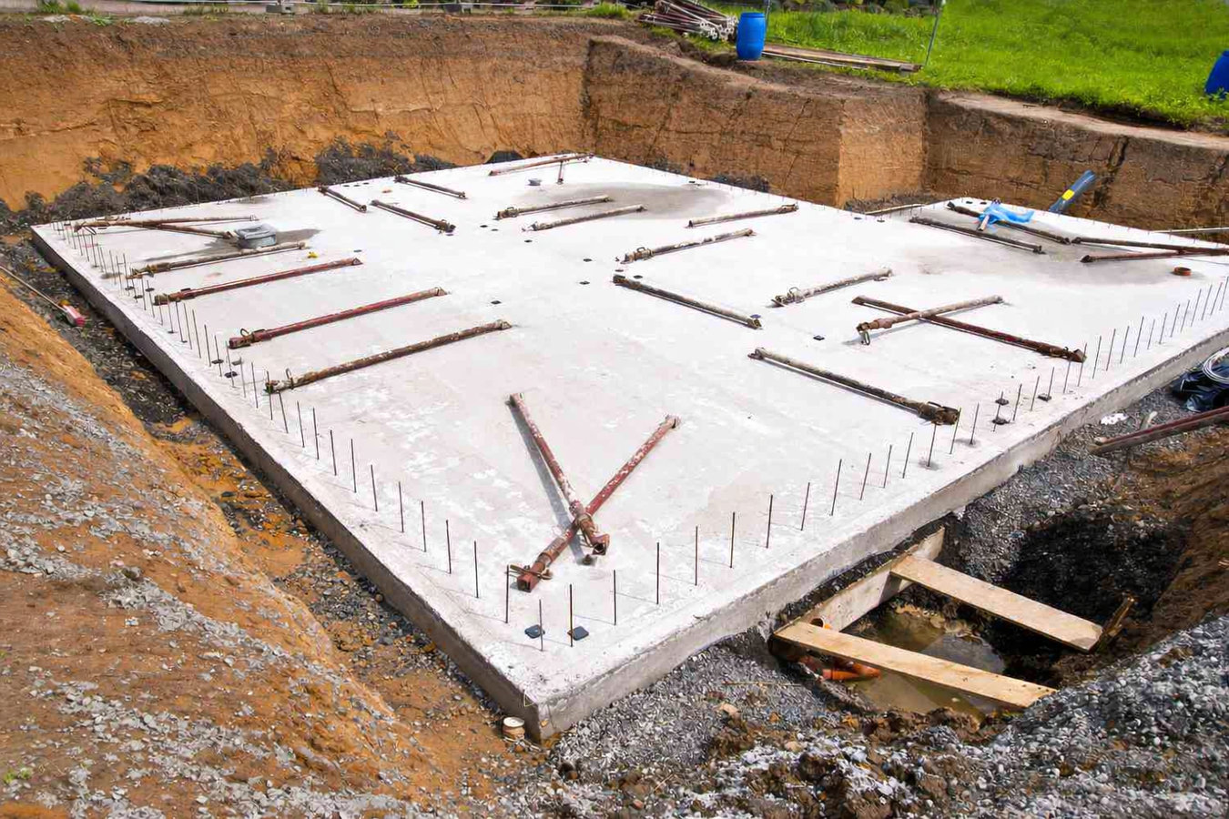 Concrete footings in Yucaipa, CA