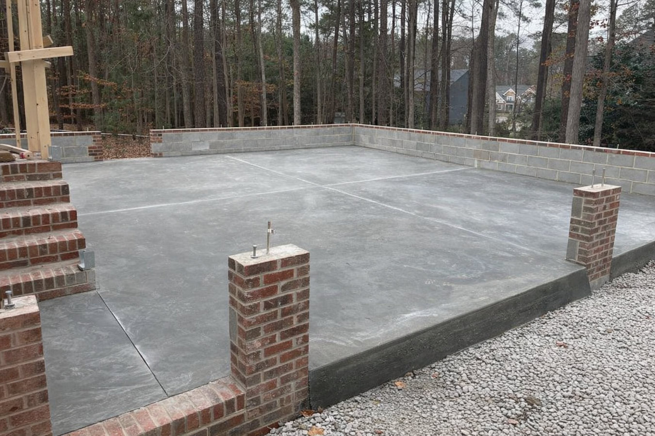 Slab foundation building in Yucaipa, CA